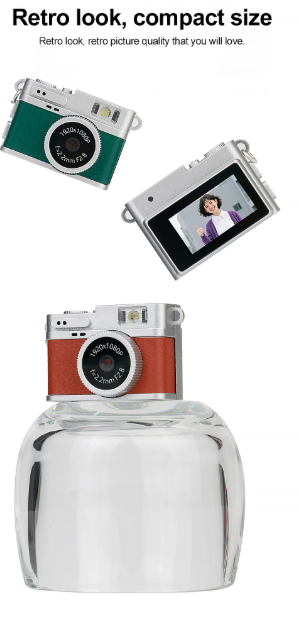 1080P Retro Digital Pocket Camera