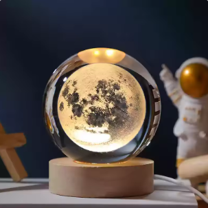 Glass Bead Solar System Planet Craft Crystal Ball