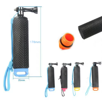 Water floating hand grip handle