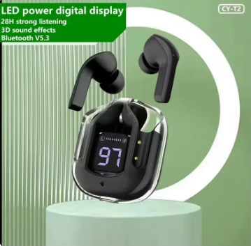 Xiaomi T2 Wireless Bluetooth Earphones – Hi-Fi Sound, LED Power Display