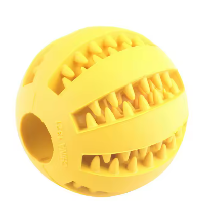 Dog Toy Ball – Non-toxic, Bite-proof, Treat-friendly, Teeth-cleaning