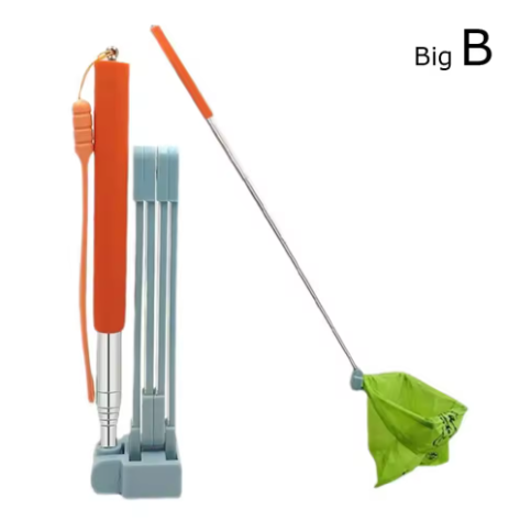 28.7-inch Long Handle Poop Collector - Steel Handle, Eco-Friendly (Q3M2)