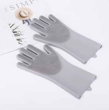 Dog Silicone Bath Brush Glove