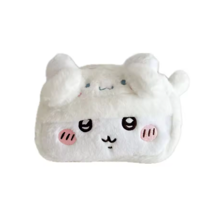Chiikawa Plush Pencil Case - Zippered, Perfect for Girls