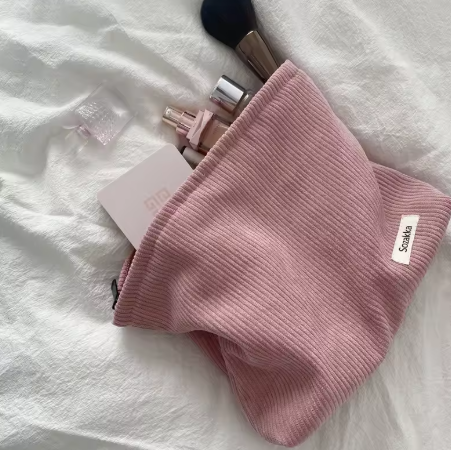 Fashion Women Makeup Pouch - Large Zipper Wallet, Travel & Outdoor Storage Bag