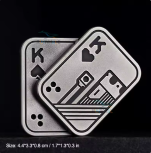 EDC Push Slider Metal Fidget Stress Reliever Toy