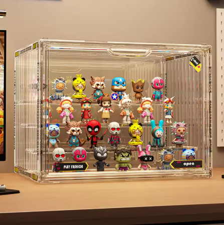 3-Tier Acrylic Display Rack - Clear Showcase & Organizer