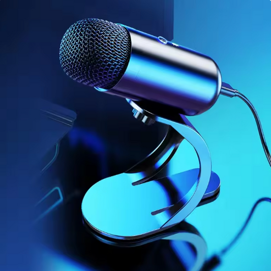 Premium Wired Condenser Gooseneck Desktop Microphone – USB Mic for Computer, Gaming &amp; Conferences