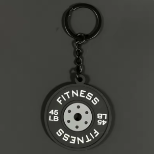2025 Barbell Keychain – DIY Silicone Dumbbell Keyring for Fitness Lovers & Gym Gifts
