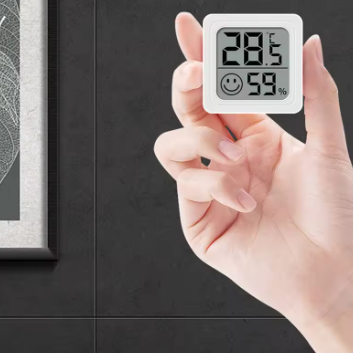 LCD Digital Thermo-Hygrometer – Indoor Electronic Sensor, Home Weather Meter