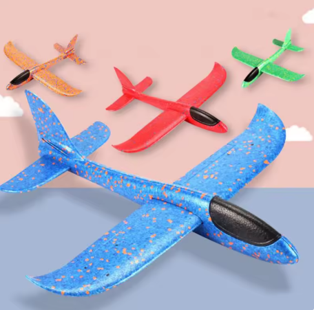 48cm Large EPP Foam Airplane - Hand Throw Stunt Glider, Outdoor Kids Toy