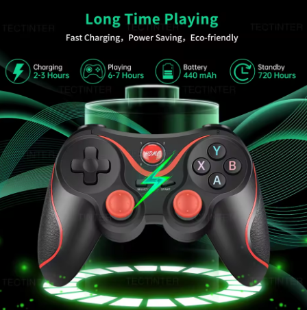 Terios T3 Bluetooth Wireless Gamepad Compatible with Android/PC/Switch/PS3