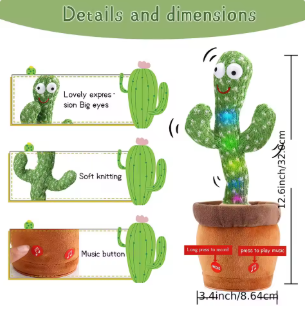 Dancing cactus that follows your words