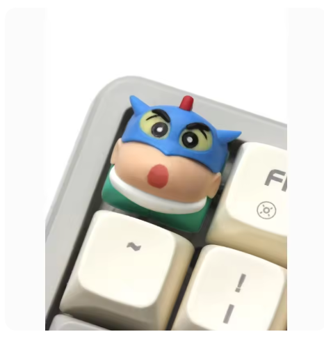 Shin-chan Anime Keycaps – Translucent, for Mechanical Keyboards, Cute Gift