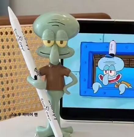 Cute octopus toothbrush holder, no-punch makeup brush and pen storage stand