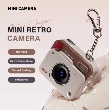HD CCD Retro Mini Digital Camera – Perfect for Travel, Outdoor Photography, and Children's Gifts