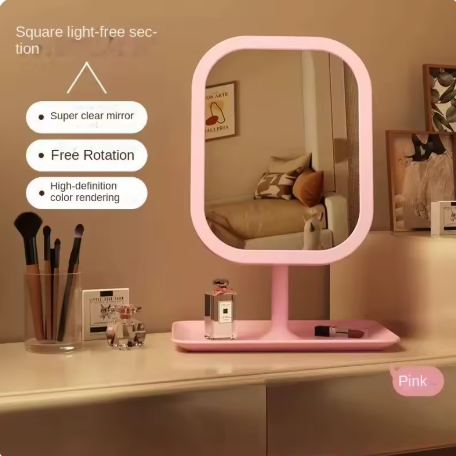 Illuminated Makeup Mirror – Touch Screen Desktop Mirror, Popular Item for Students