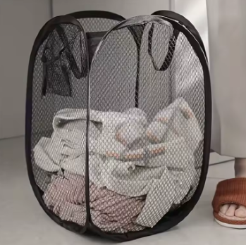 Laundry basket, foldable dirty clothes storage basket, large storage basket