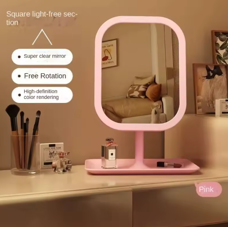 Illuminated Makeup Mirror – Touch Screen Desktop Mirror, Popular Item for Students