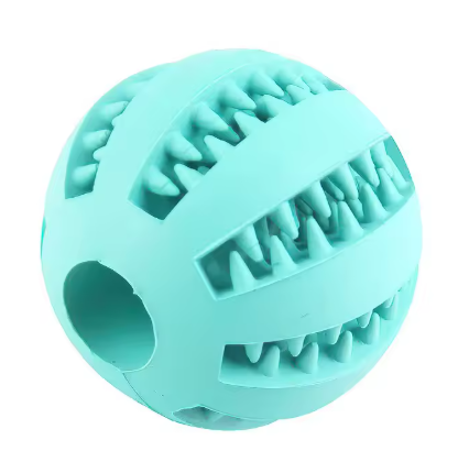 Dog Toy Ball – Non-toxic, Bite-proof, Treat-friendly, Teeth-cleaning